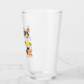 タイカラフルプと離れの友情の秋 タンブラーグラス (左)