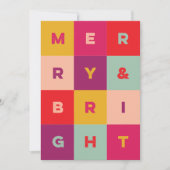 タイカラフルプメリーと明るいホリデーカード シーズンカード (正面)