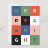 タイカラフルプメリーと明るいホリデーカード シーズンカード (正面)