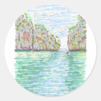 タイカラフルプーケットウォータースケープ ラウンドシール