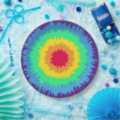 タイカラフル色素 ペーパープレート (パーティー)