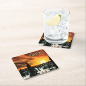 タイガサン – アラスカ スクエアペーパーコースター (インサイチュ)