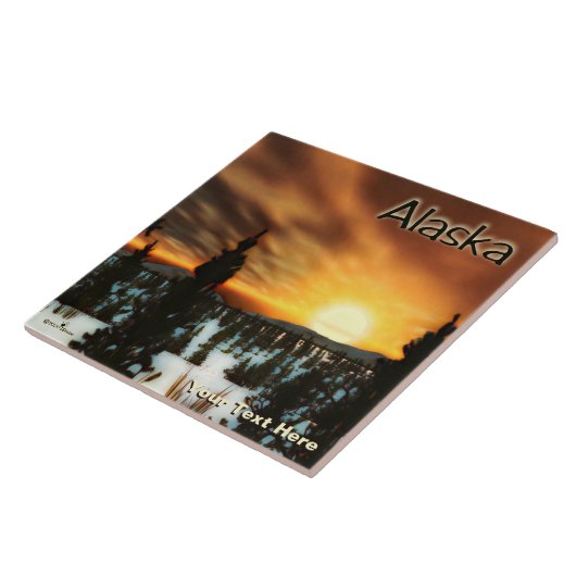 タイガサン – アラスカ タイル (側面)