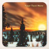 タイガサン スクエアペーパーコースター (正面)