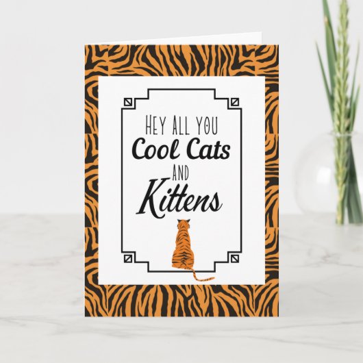 タイガストライプー·ねクールこと子猫 シーズンカード (正面)