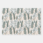 タイガモダン葉ーズホリデイ ラッピングペーパーシート (正面2)