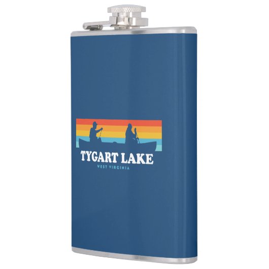 タイガルトレイクウェストバージニアカヌー フラスク (左)