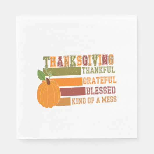 タイガントリーカボチャ スタンダードランチョンナプキン (正面)