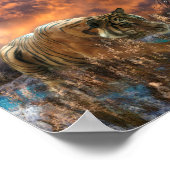 タイガーが風にストーカーささやく ポスター (角)