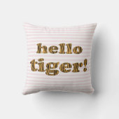 タイガーさん!おもしろいタイガープリント引用文 クッション (裏面)