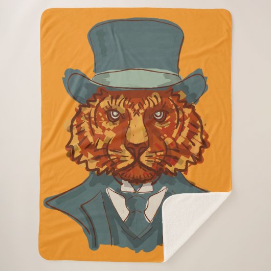 タイガーさん シェルパブランケット (正面)