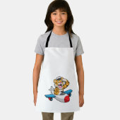 タイガーとしてパイロットの飛行機 エプロン (インサイチュ)