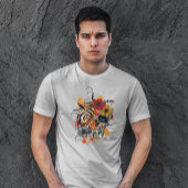 タイガーとスカル Tシャツ