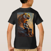 タイガーとスーパーヒーローのチームアップTシャツ Tシャツ (裏面)