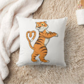 タイガーとハート クッション (ブランケット)