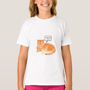 タイガーとバニーの友情 – Cute Animal Illustra Tシャツ