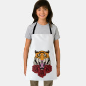 タイガーとバラ エプロン (インサイチュ)