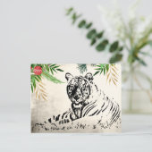 タイガーとパームフロンズホリデークリスマスサンキュー ポストカード (スタンド正面)