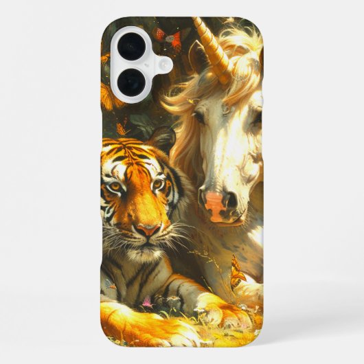 タイガーとユニコーン iPhoneケース (裏面)