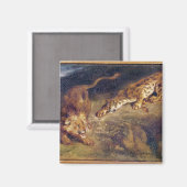 タイガーとライオン マグネット (正面/裏面)