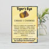 タイガーのアイクリスタル意味カード シーズンカード (スタンド正面)