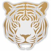 タイガーのアイコン シール (正面)