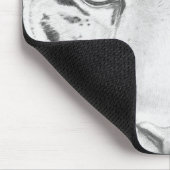 タイガーのクローズアップ・アートワーク マウスパッド (コーナー)