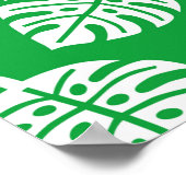 タイガーのシームレスなパタ葉ーン。キッドb ポスター (角)