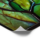 タイガーのステンドグラス ポスター (角)