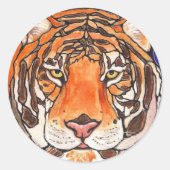 タイガーのステンドグラス/モザイクアート多くの製品!! ラウンドシール (正面)