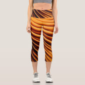 タイガーのストライプのように カプリレギンス (正面)