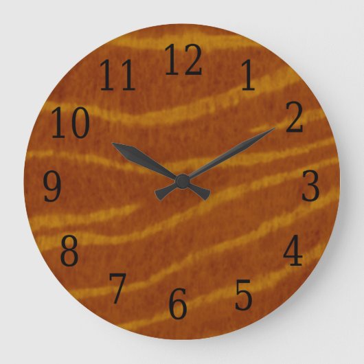 タイガーの丸い時計 ラージ壁時計 (正面)