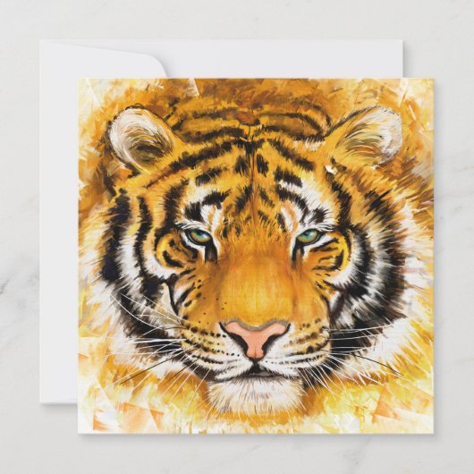 タイガーの力招待状 招待状 (正面)