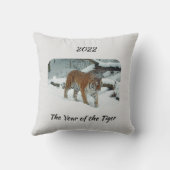 タイガーの印象的な年中国の〔占星術の〕十二宮図 クッション (裏面)