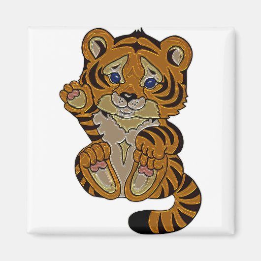 タイガーの子 マグネット (正面)