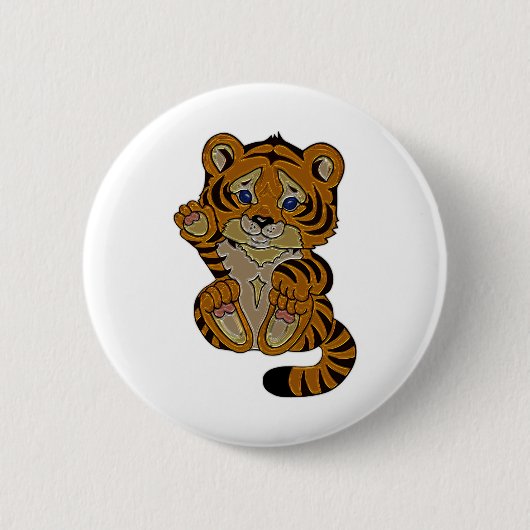 タイガーの子 缶バッジ (正面)