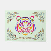 タイガーの文字 ドアマット (正面)
