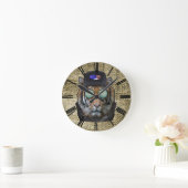 タイガーの格好をしたジョーク ラウンド壁時計 (ホーム)