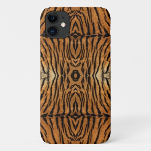 タイガーの毛皮のパターン Case-Mate iPhoneケース (裏面)