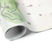 タイガーの水彩模様のラッピング紙 ラッピングペーパー (ロールコーナー)