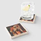 タイガーの目は石のコースター ストーンコースター (横)