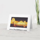 「タイガーの目」ポール・ジャクソン・ウォーターカラー カード (裏面)