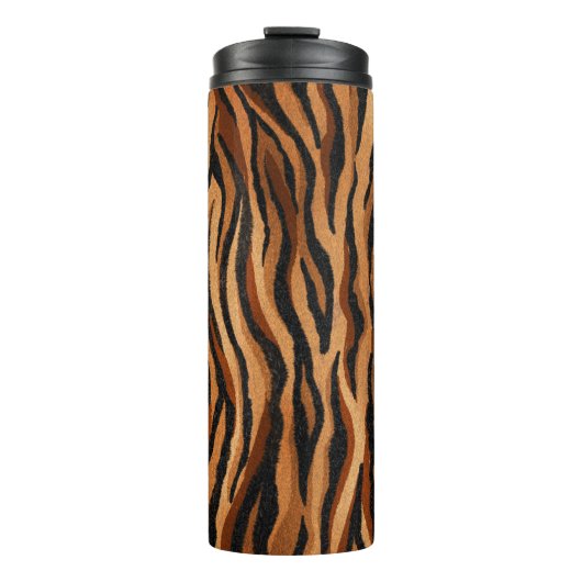 タイガーの肌:手描きのシームレスなパターン。 タンブラー (正面)