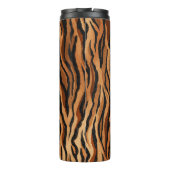 タイガーの肌:手描きのシームレスなパターン。 タンブラー (裏面)