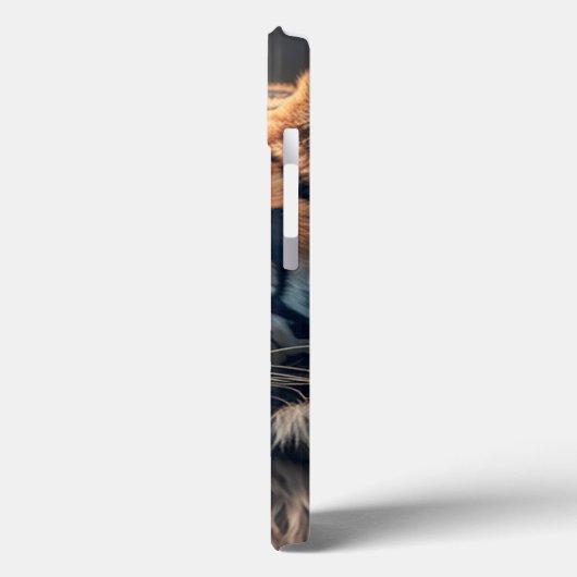 タイガーの自然ケースで一致する電話ケース、Apple iPhone Case-Mate iPhoneケース (裏面 / 左)