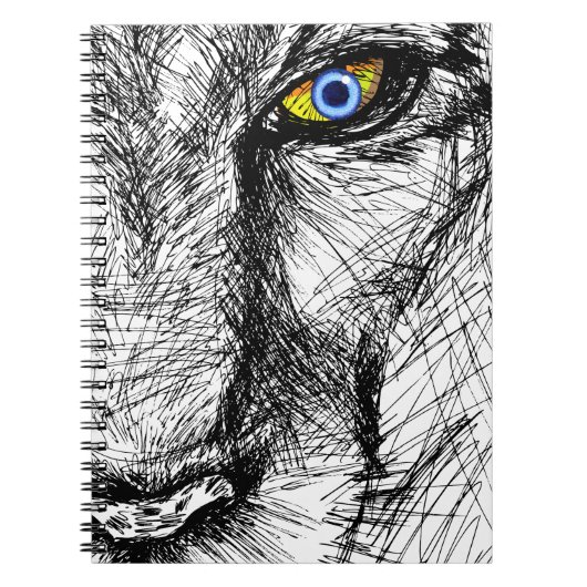 タイガーの視線 ノートブック (正面)