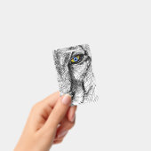 タイガーの視線 バッジ (手持ち)