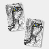 タイガーの視線 バッジ (正面＆裏面)