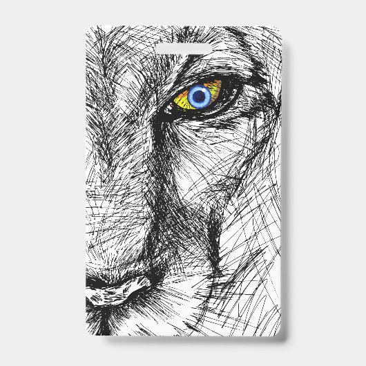 タイガーの視線 バッジ (正面)