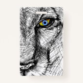 タイガーの視線 バッジ (裏面)